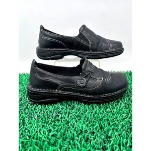 G.H. Bass Black Leather Loafers Size‎ 5.5 | Comfort Slip-On Casual Shoes